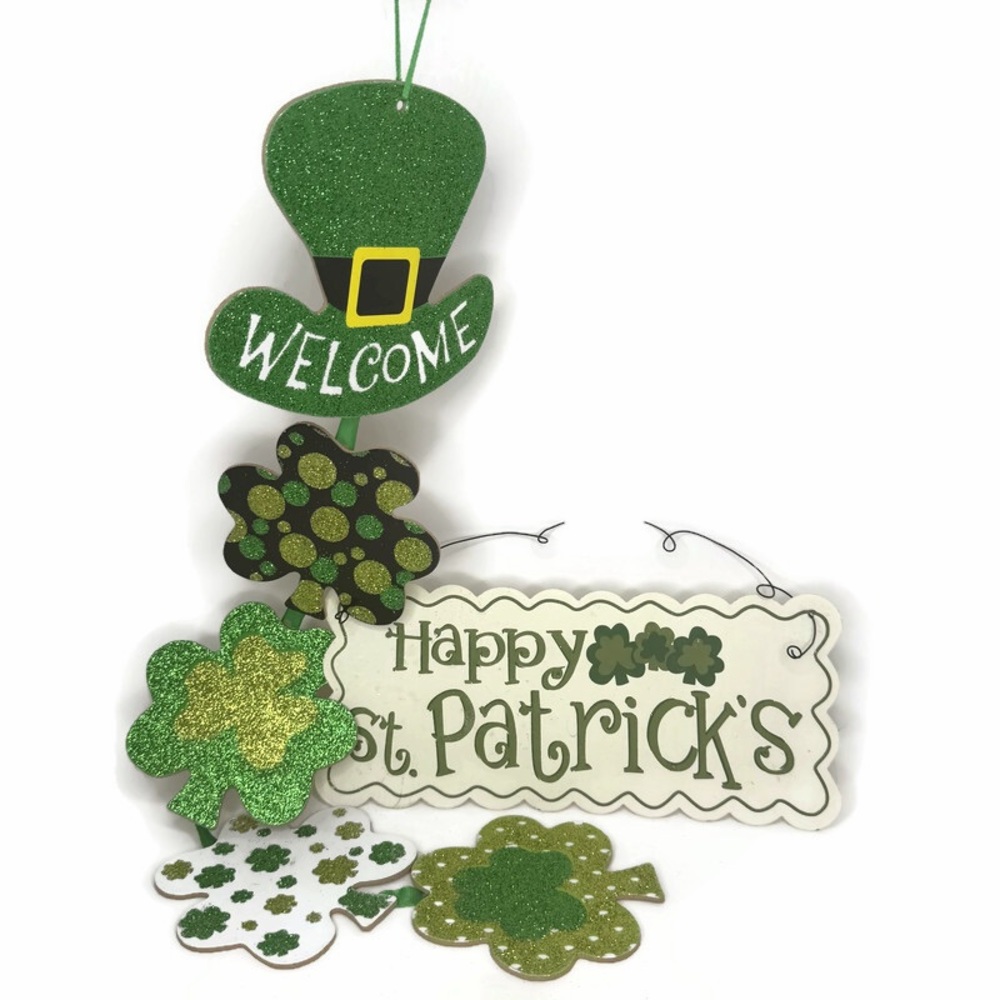 St. Patrick's Day Hanging Decorations 2 Pieces
